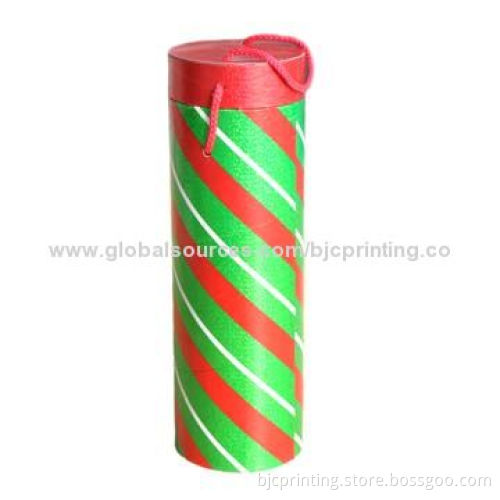 Round wine packaging box, fast delivery